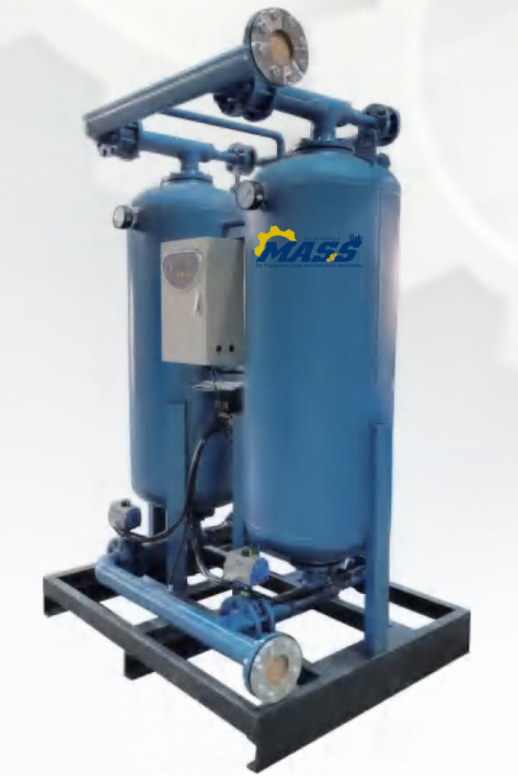 Air dryer for drying materials