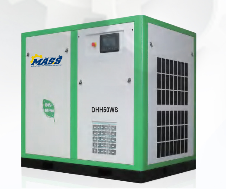 Oil-free water-based air compressor